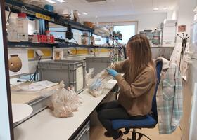 Selección de muestras cerámicas