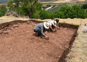 Toma de muestras en el santuario de Castellar